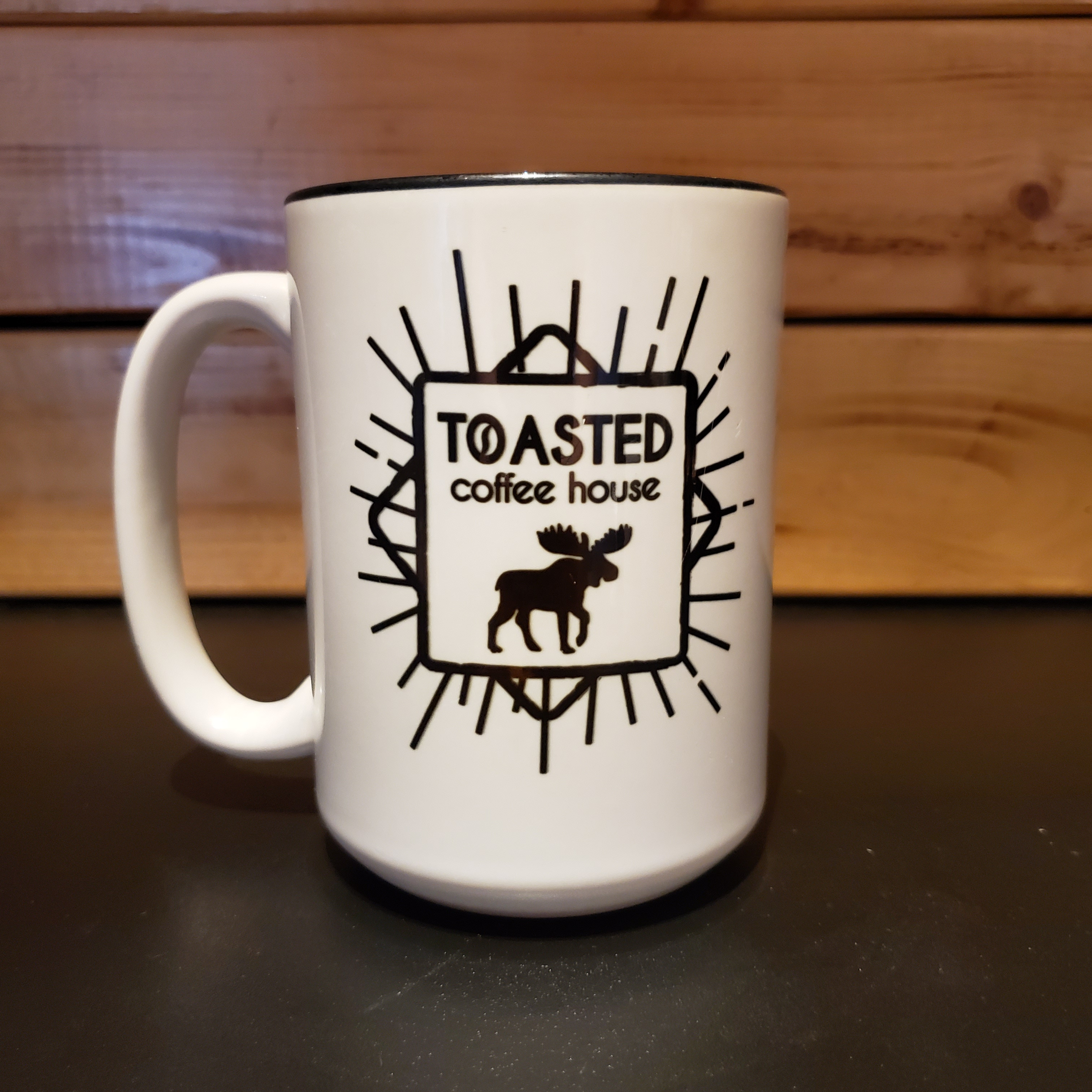 White Logo Mug