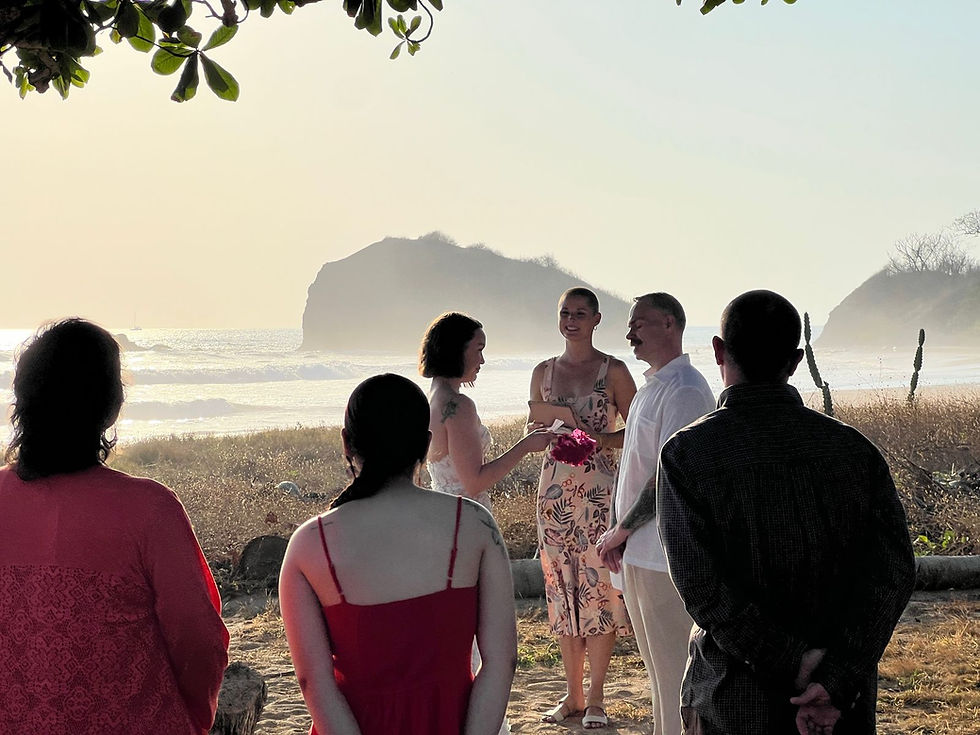 Sarah and Jeff's Micro Wedding in Playa Grande