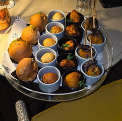 Food at braai, a traditional South African barbecue