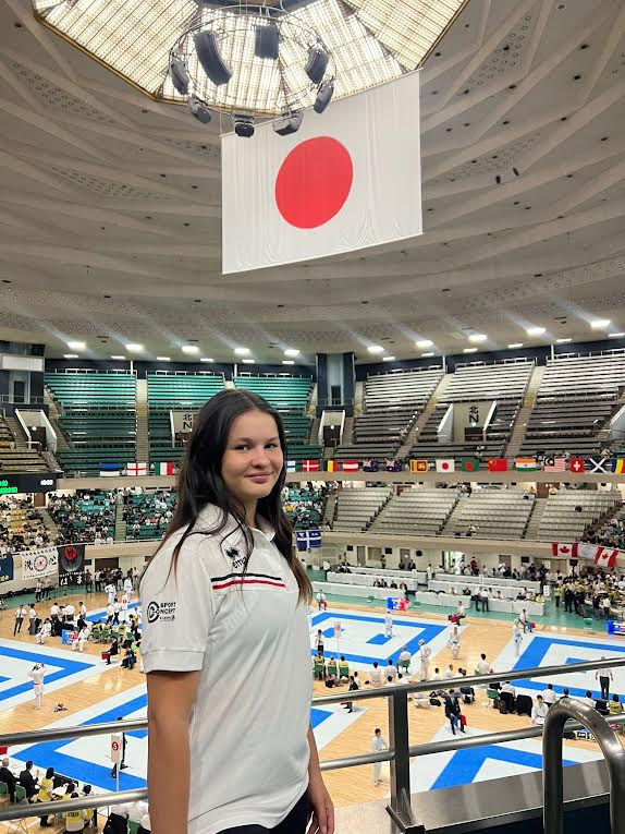 Maëlle dans le Nippon Budokan