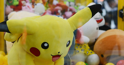 Pikachu, pokemon on the Japan Manga tour
