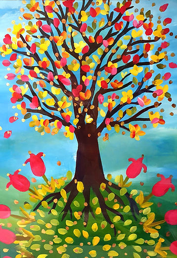 Kunsttherapie Bild Baum