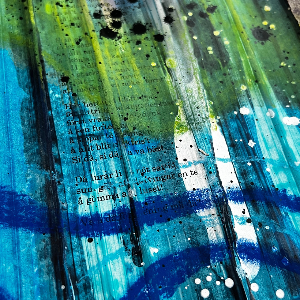 Thumbnail: At the Heart of Winter 06 - pastel and acrylic drawing