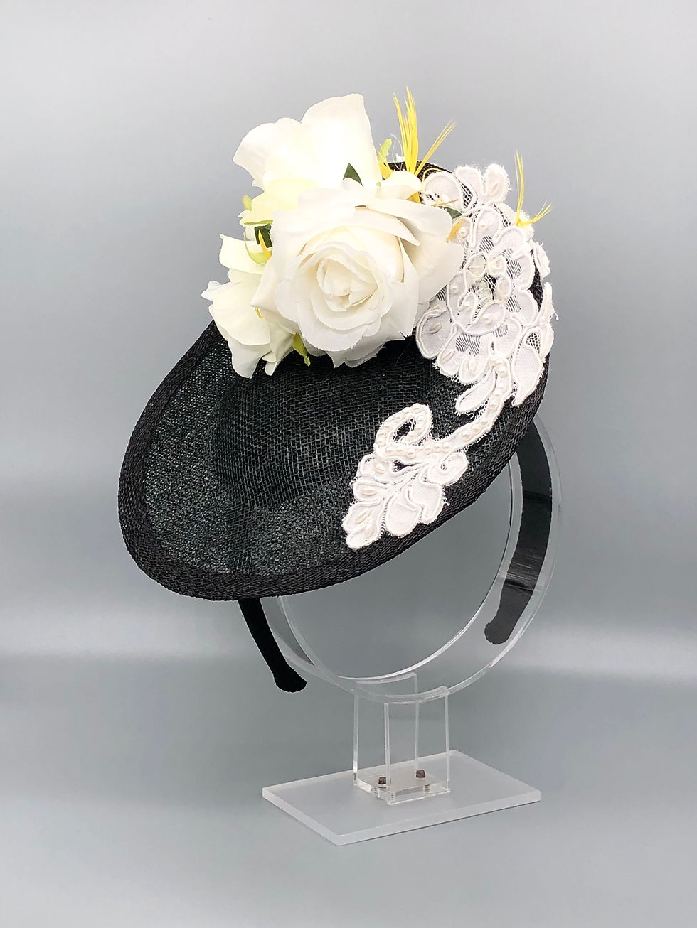 Thumbnail: Black & Cream Hat 