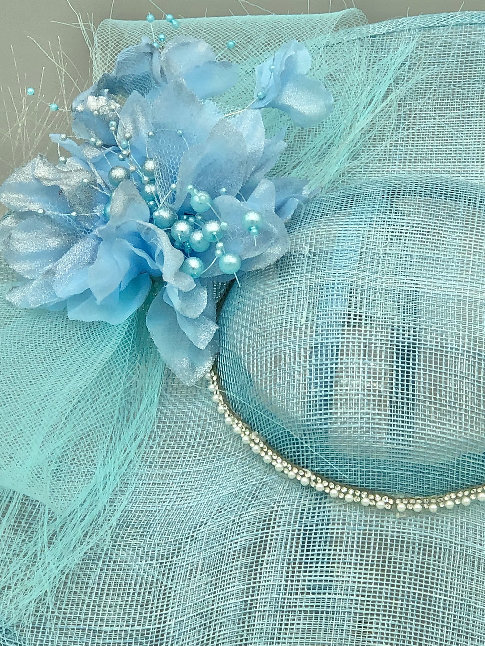Thumbnail: Blue Wide Brim Hat 