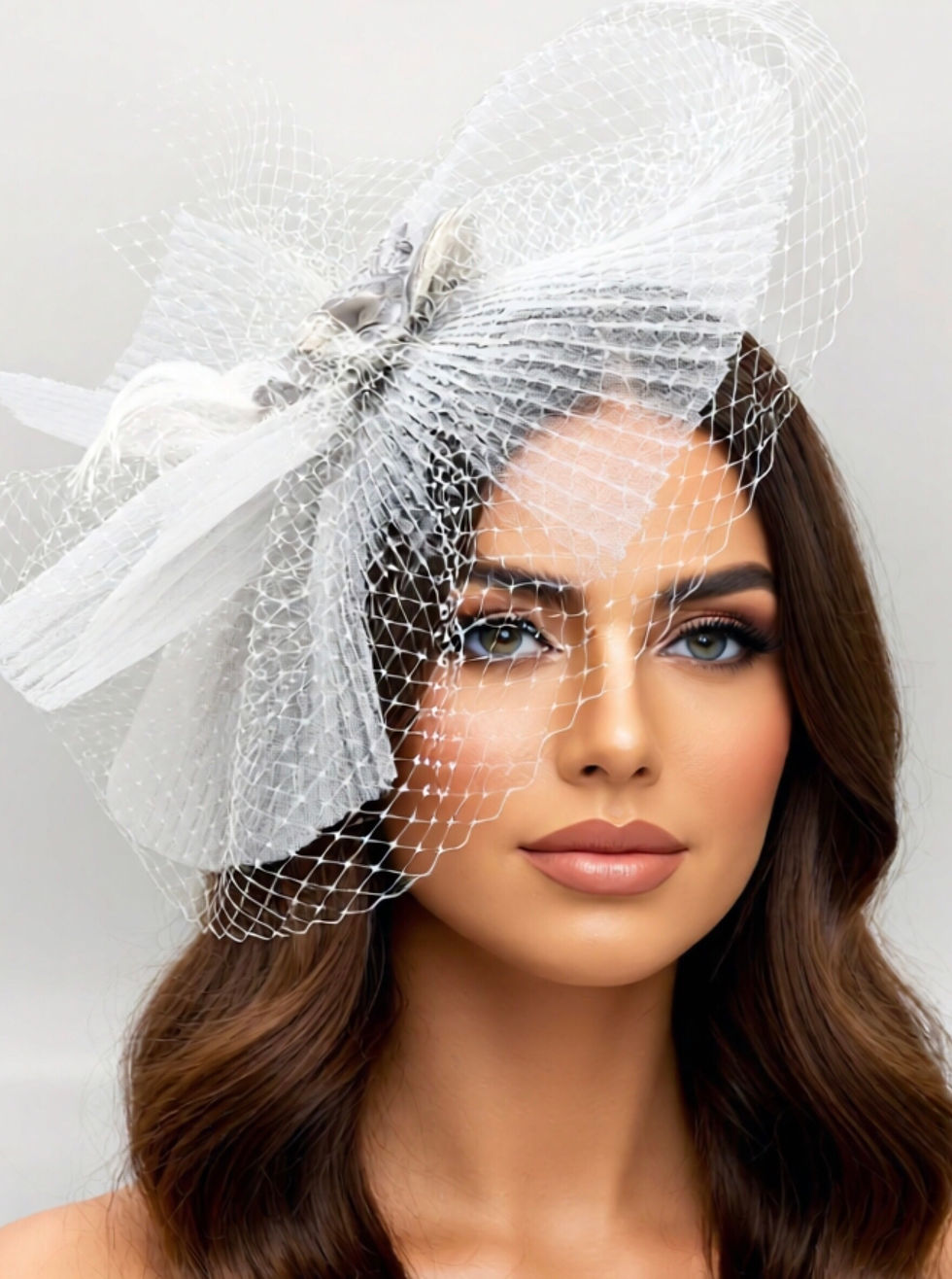 Grey pleated Hatinator