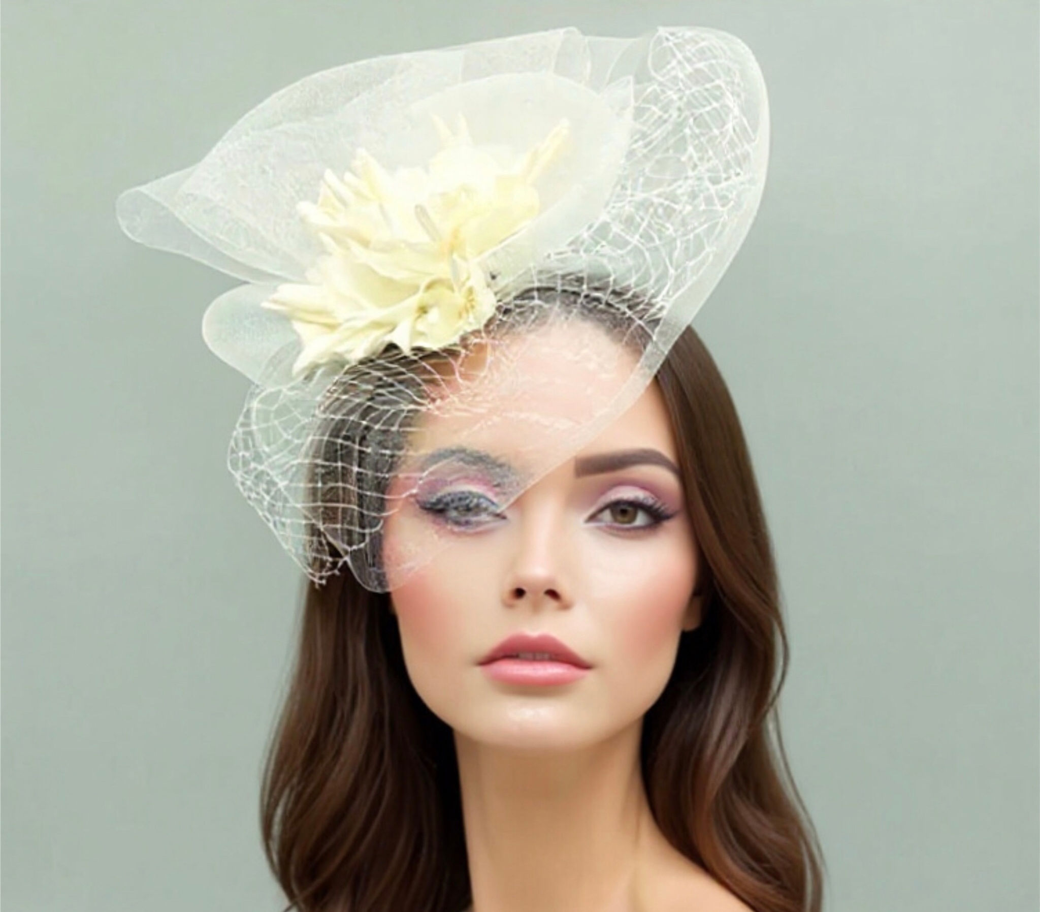 Ivory Cream Fascinator