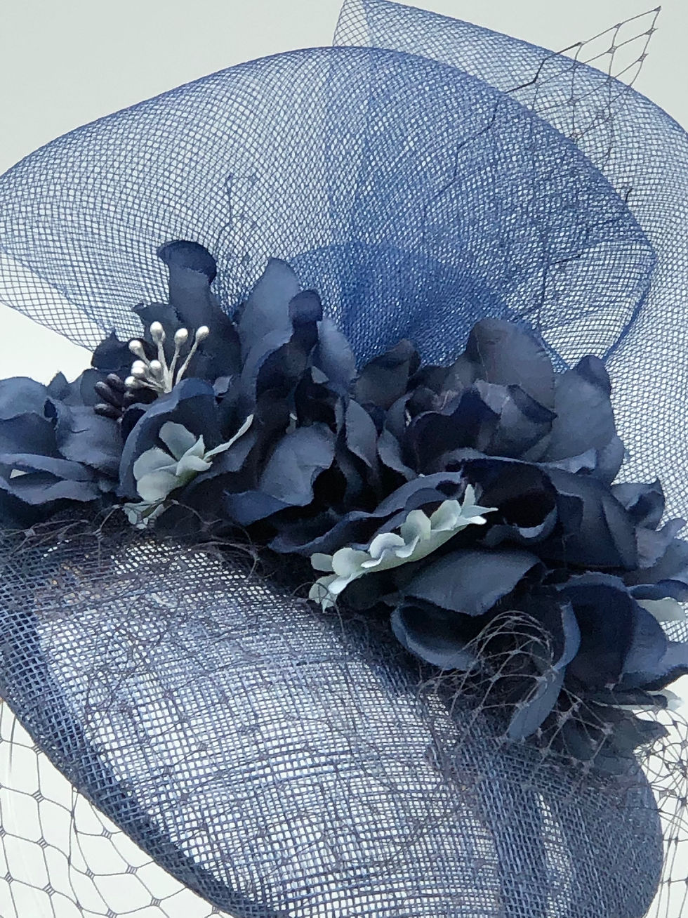 Thumbnail: Navy Blue Pillbox Hat 