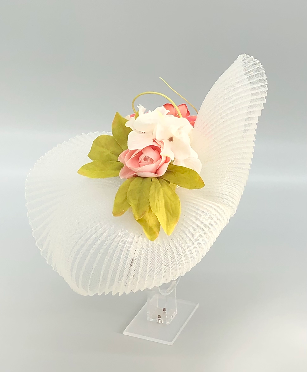 Thumbnail: Ivory Flower Hat 