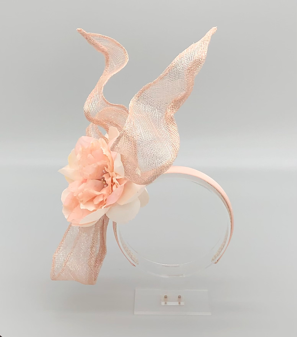 Thumbnail: Peach Fascinator 