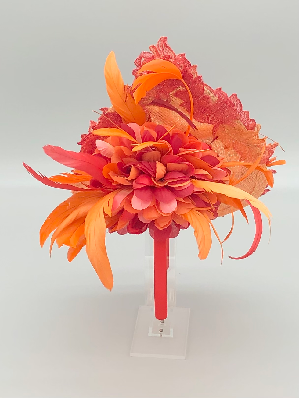 Thumbnail: Orange Feathers Hat 