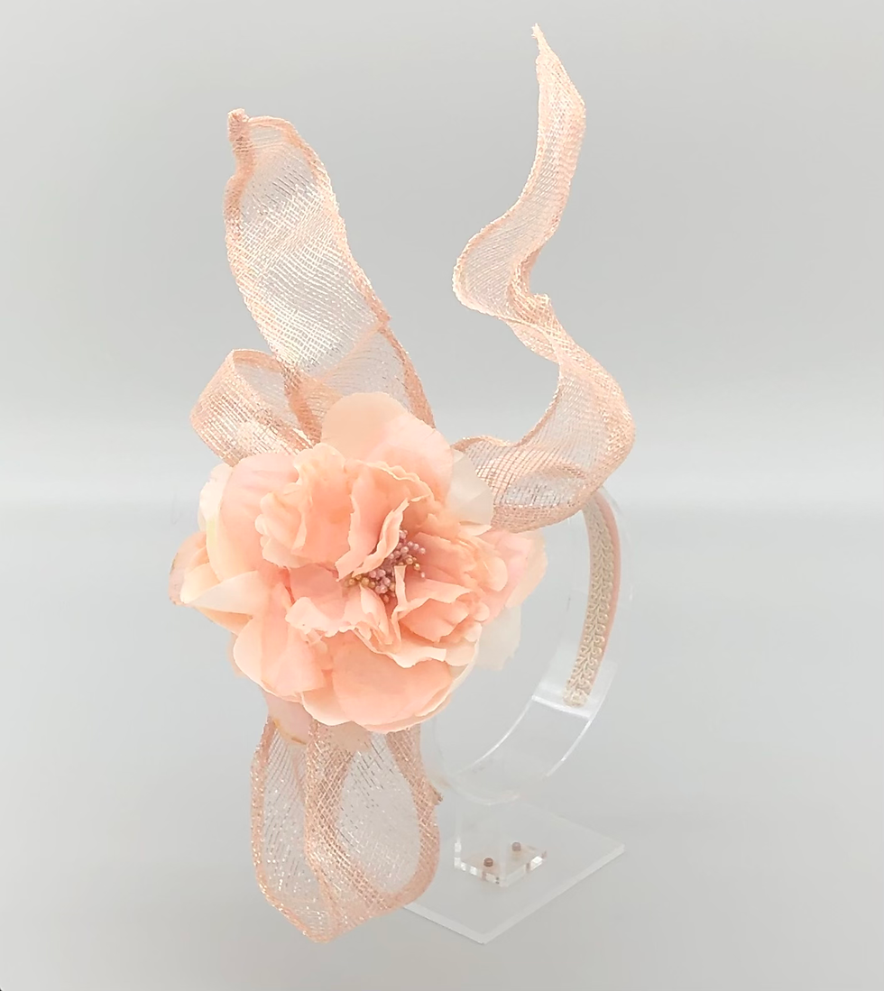 Thumbnail: Peach Fascinator 