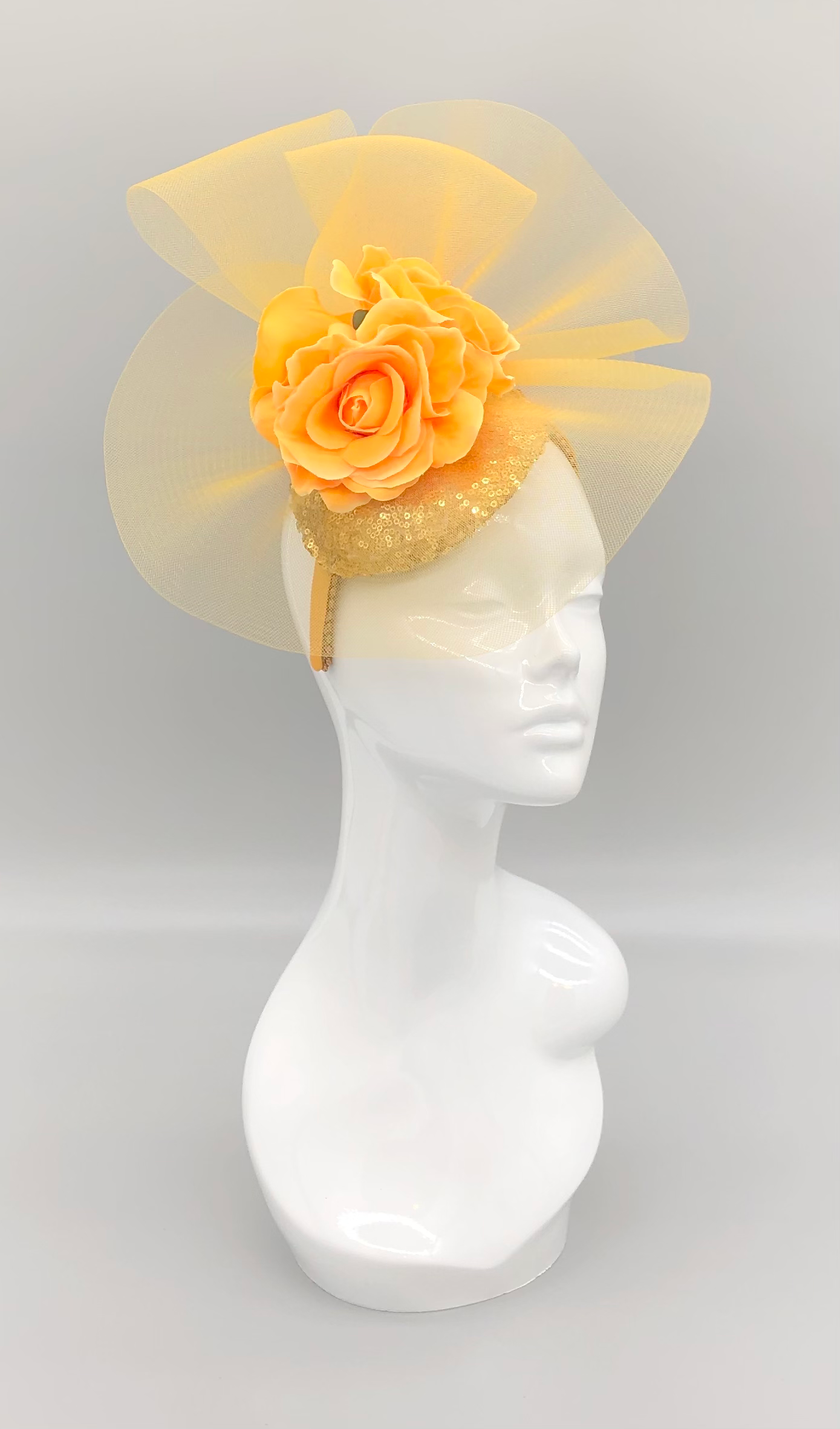 Yellow & Gold Headpiece