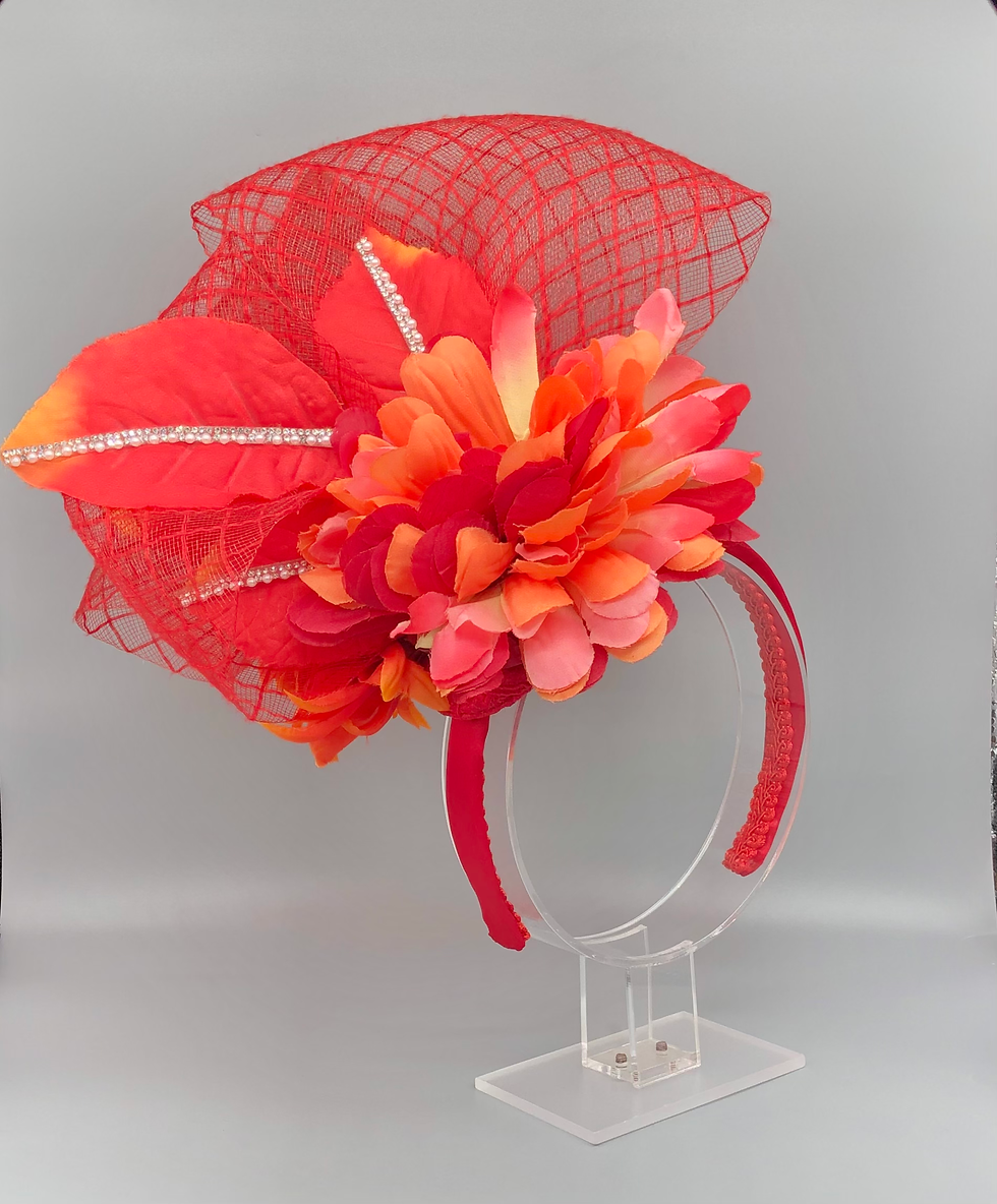 Thumbnail: Orange Fascinator 