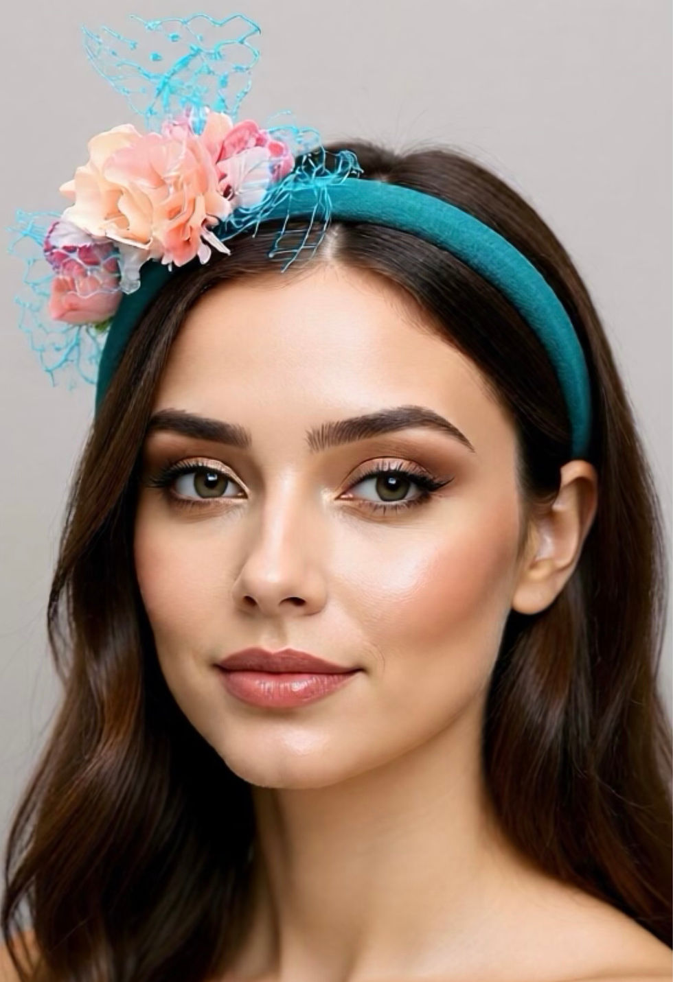 Green Flower Headband