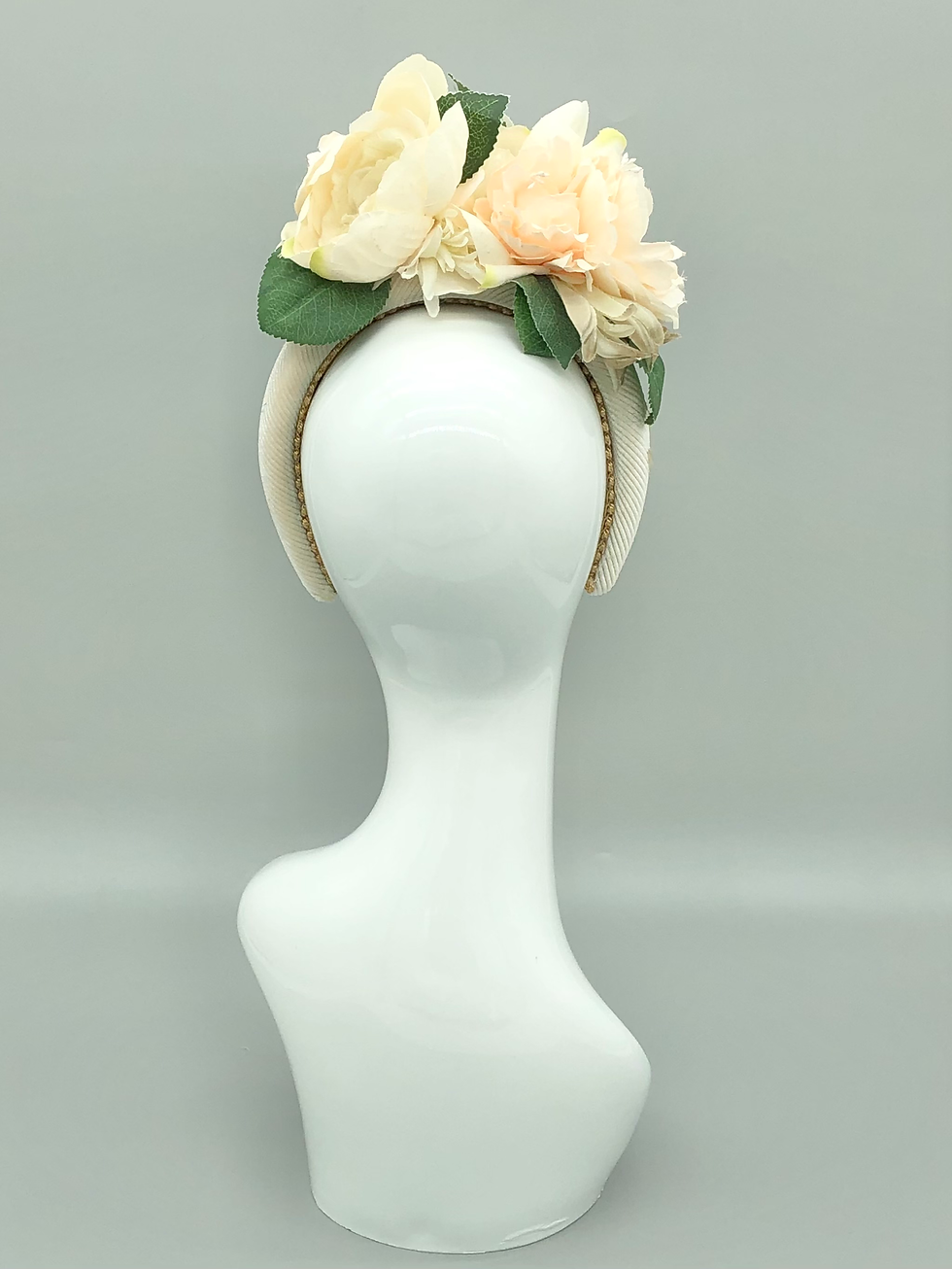 Thumbnail: Ivory Flower Crown Bridal Wedding Flower Crown 