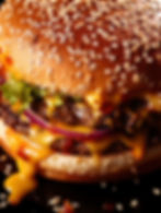 burger closeup
