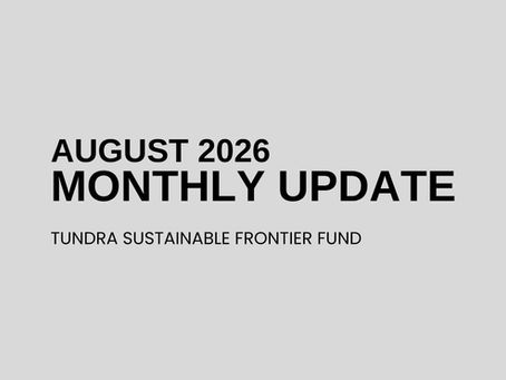 MONTHLY COMMENT SUSTAINABLE FRONTIER - AUGUST 2026