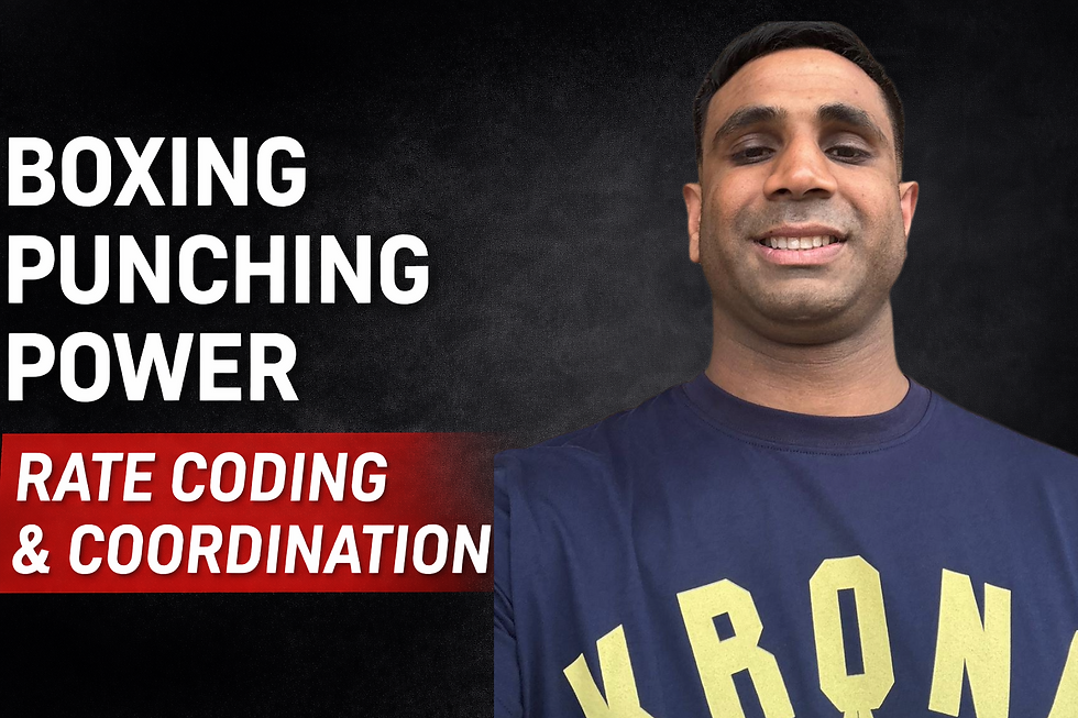Boxing Strength Coach featured image for punching power rate coding and coordination blog