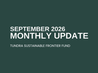 MONTHLY COMMENT SUSTAINABLE FRONTIER - SEPTEMBER 2026