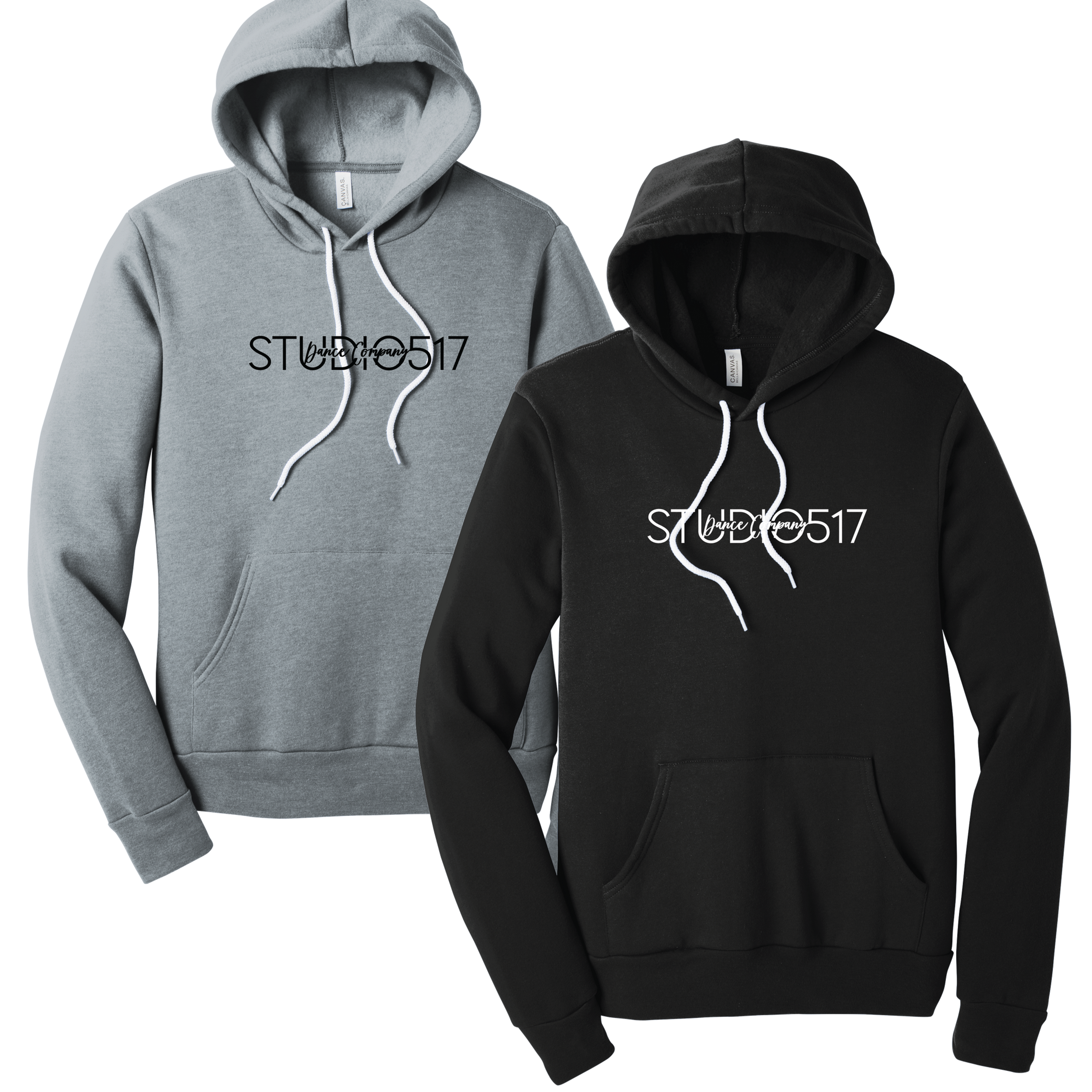 Studio 517 Linear Logo - BELLA + CANVAS Adult Hoodie