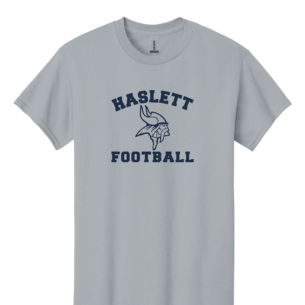 Thumbnail: Haslett Football w/ Viking Head - Gildan Adult Short Sleeve