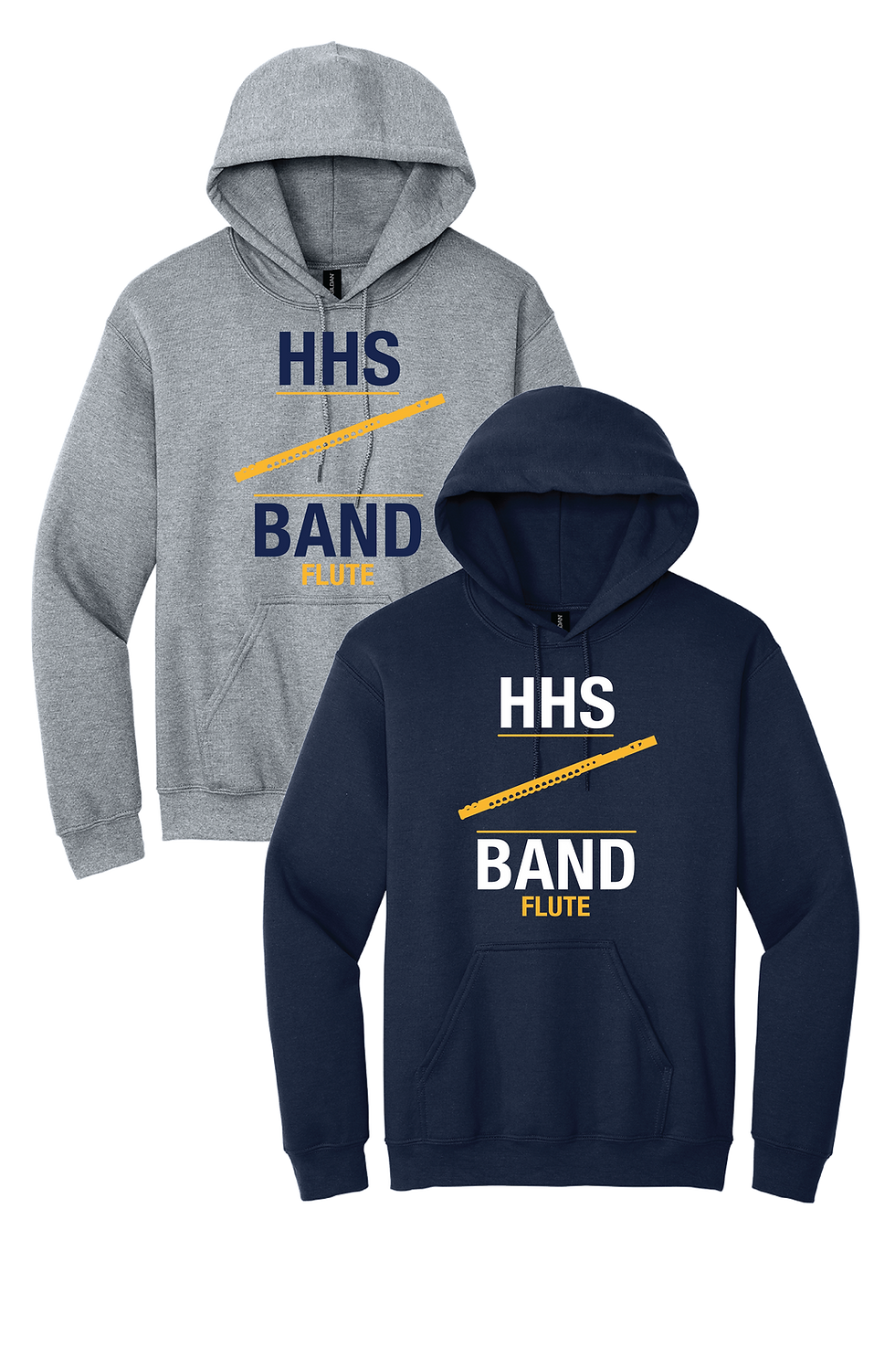 Thumbnail: Haslett Marching Band - Flute - Gildan Hoodie