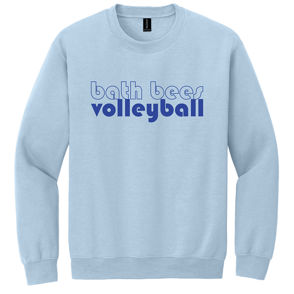 Thumbnail: Bath Bees Volleyball - Gildan Adult Crewneck