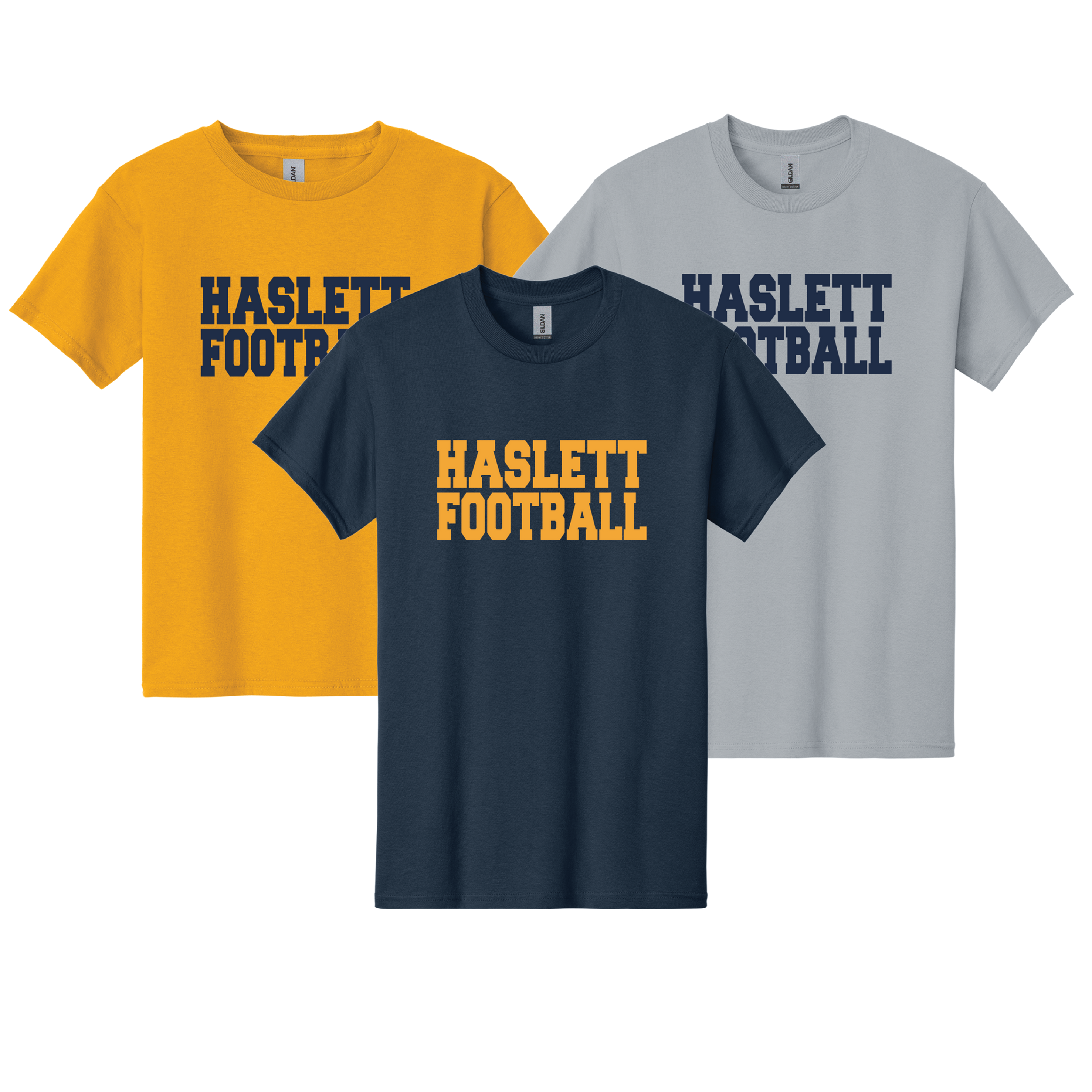 Haslett Football - Gildan Adult Short Sleeve