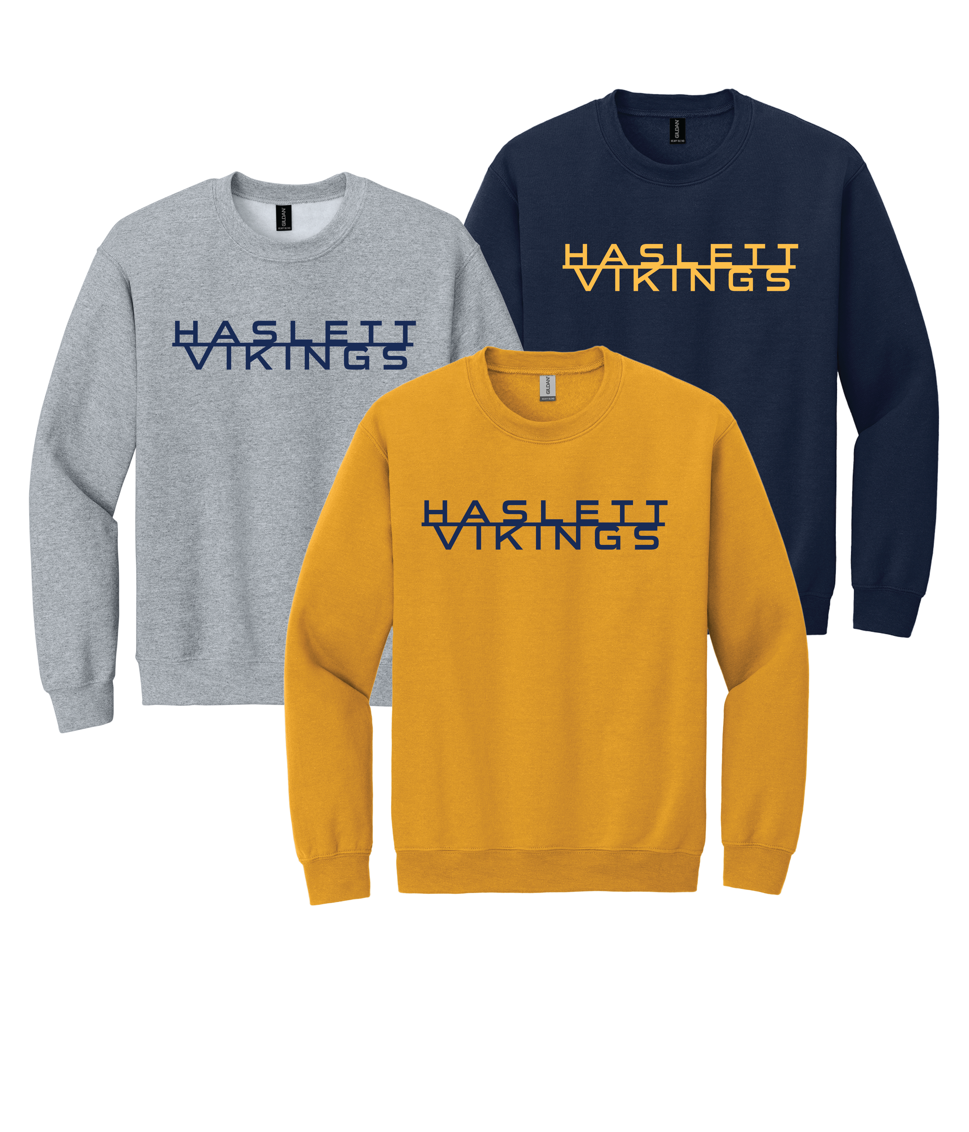 Haslett Vikings - Adult Crewneck HV 10
