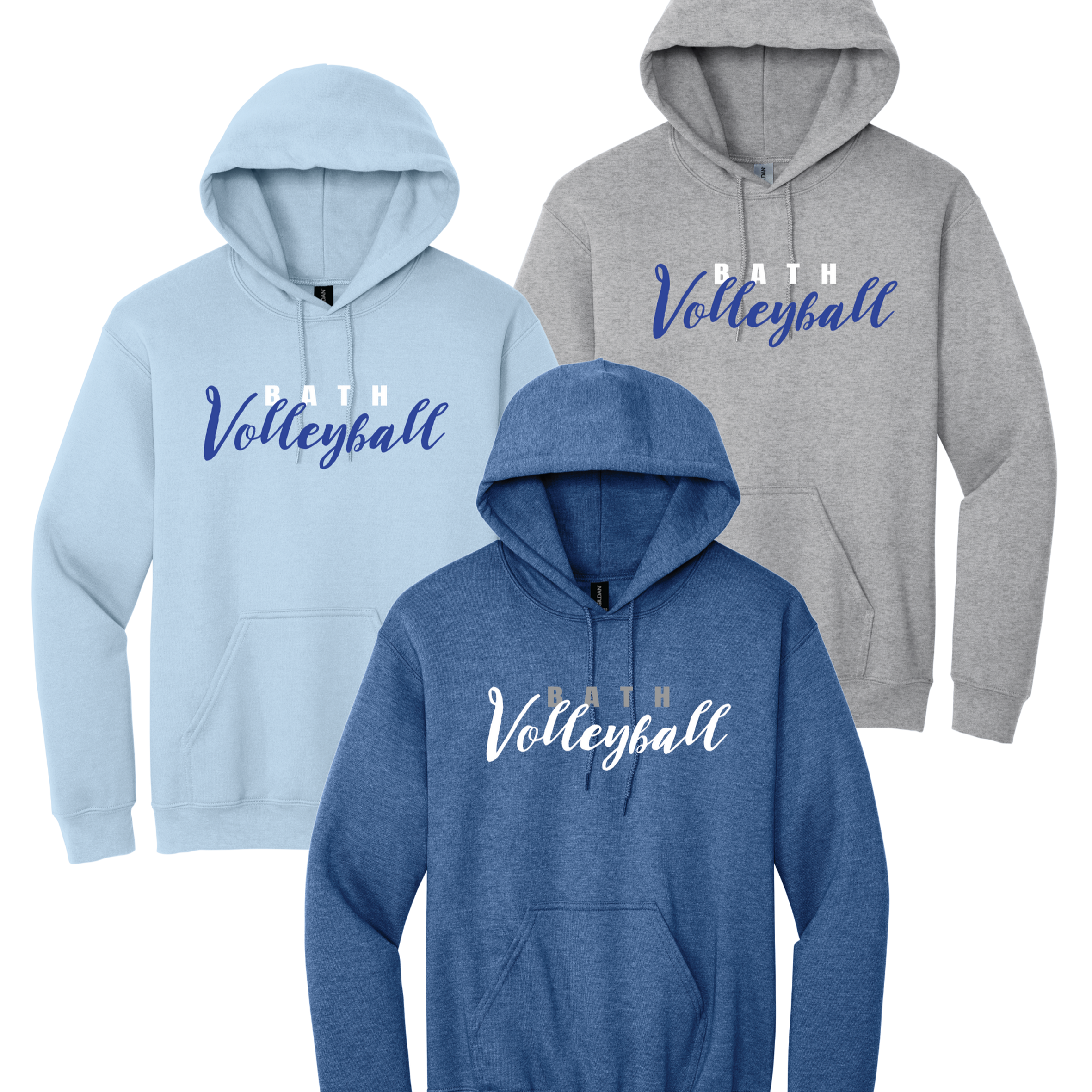 Bath Volleyball - Gildan Adult Hoodie