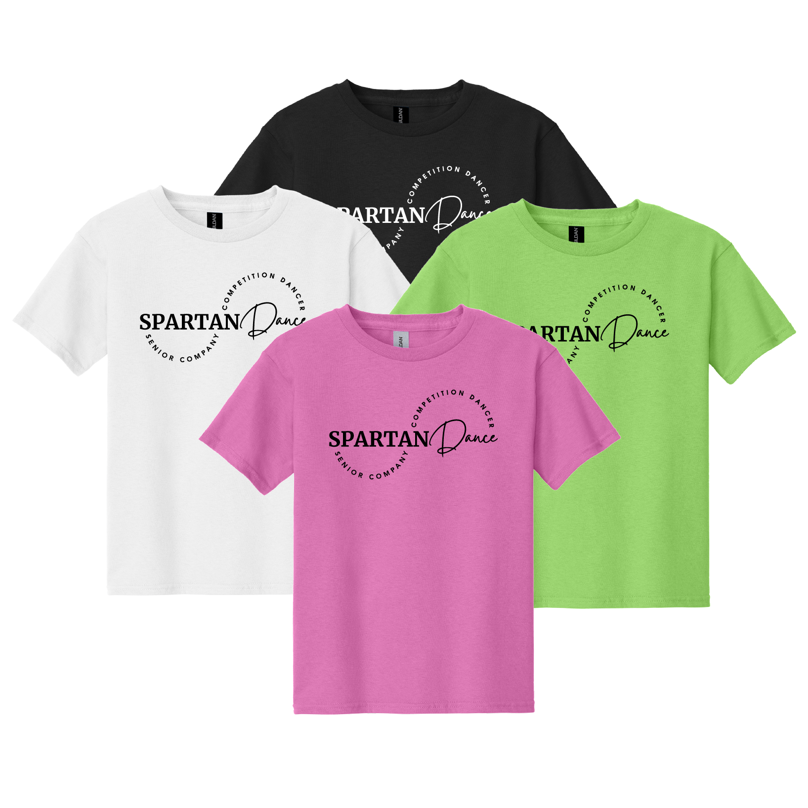Spartan Dance Co. Competition Dancer Logo - Gildan Youth Short Sleeve