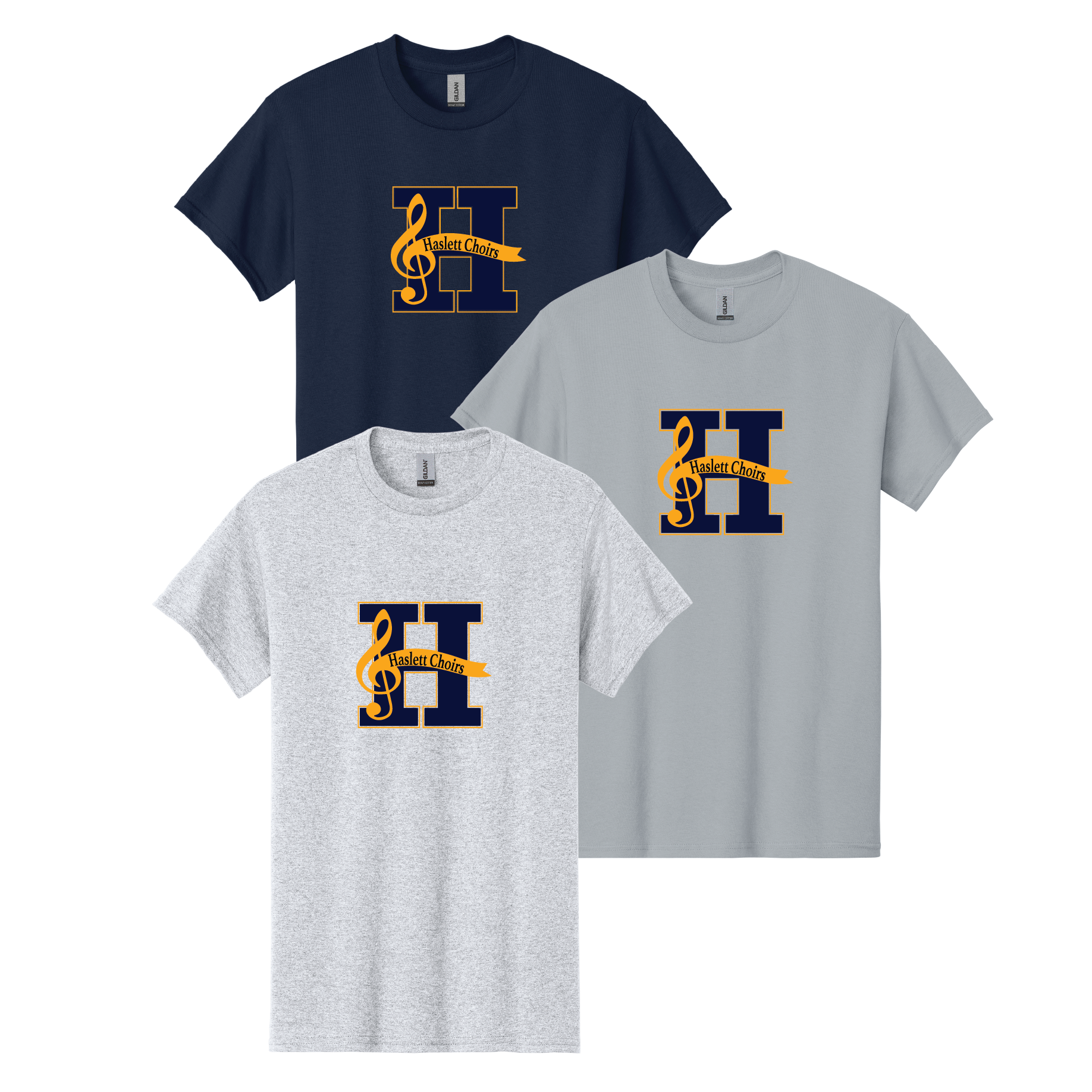 Haslett Choir Block H - Gildan Adult T-Shirt