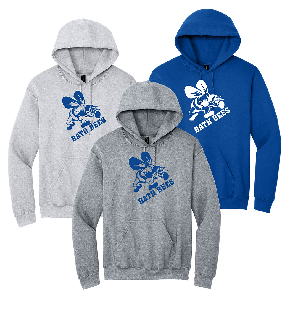 Thumbnail: Bath Bees - Gildan Hoodie - Logo 1