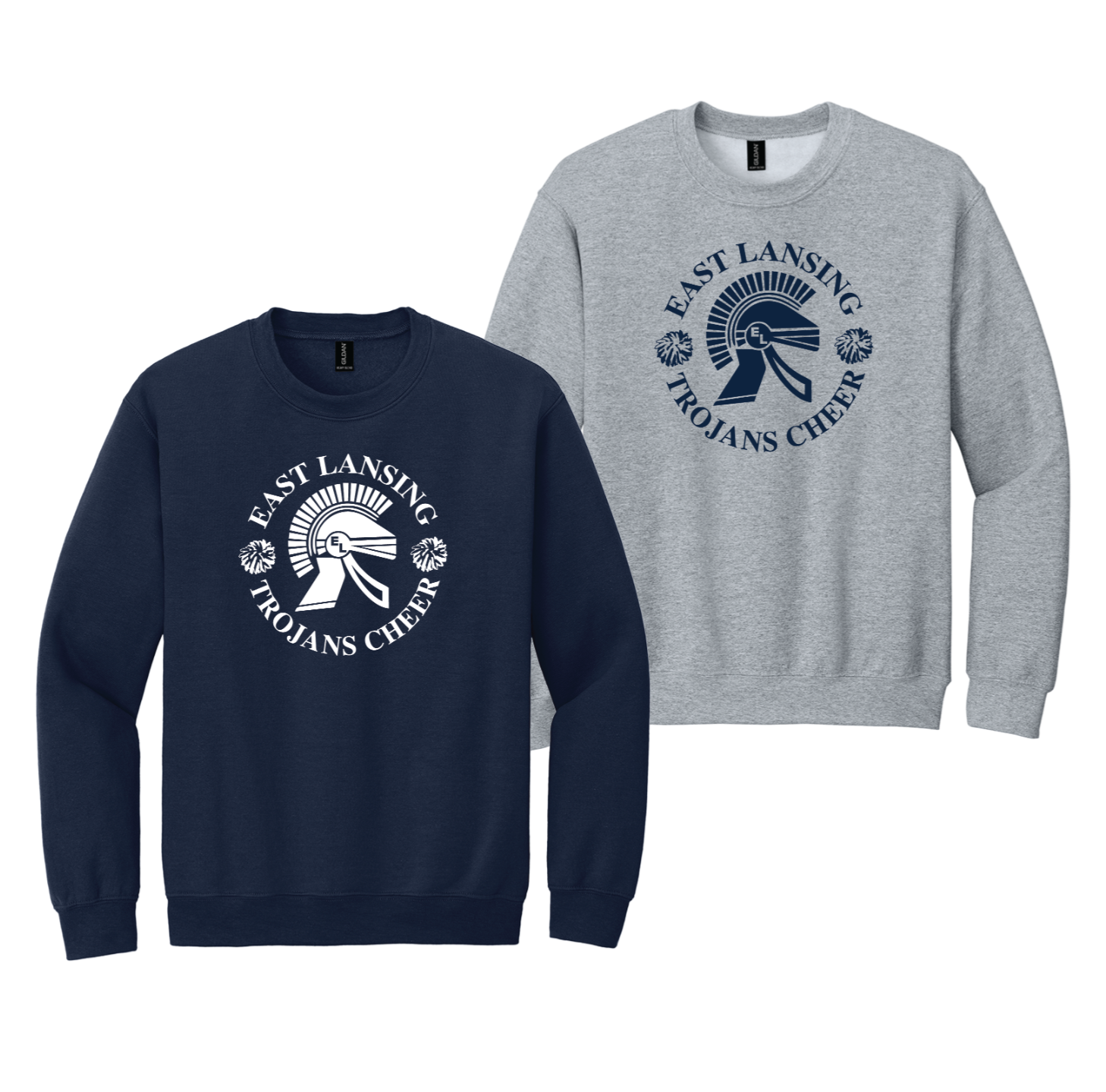 EL Cheer - Gildan Crewneck - Logo 1
