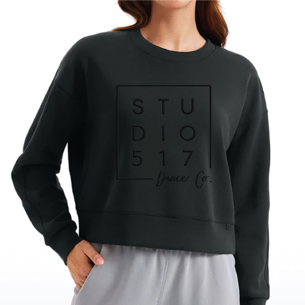 Thumbnail: Studio 517 Puff Logo - CRZ YOGA Adult Crewneck