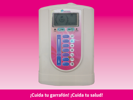 Equipo Antioxidante, tipos de agua alcalina/ácida  