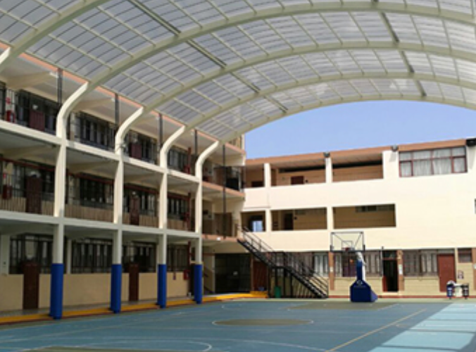 Commercial polycarbonate panels sealed using AntiDUST® tape