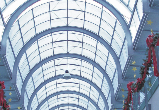 Commercial polycarbonate panels sealed using AntiDUST® tape