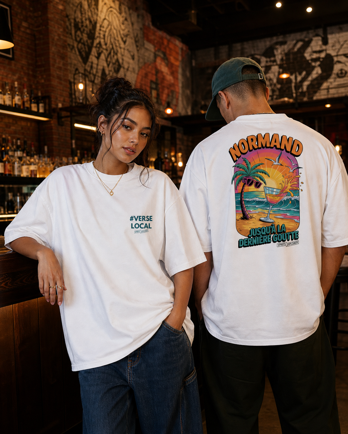 Normand Sunset — Oversize Blanc