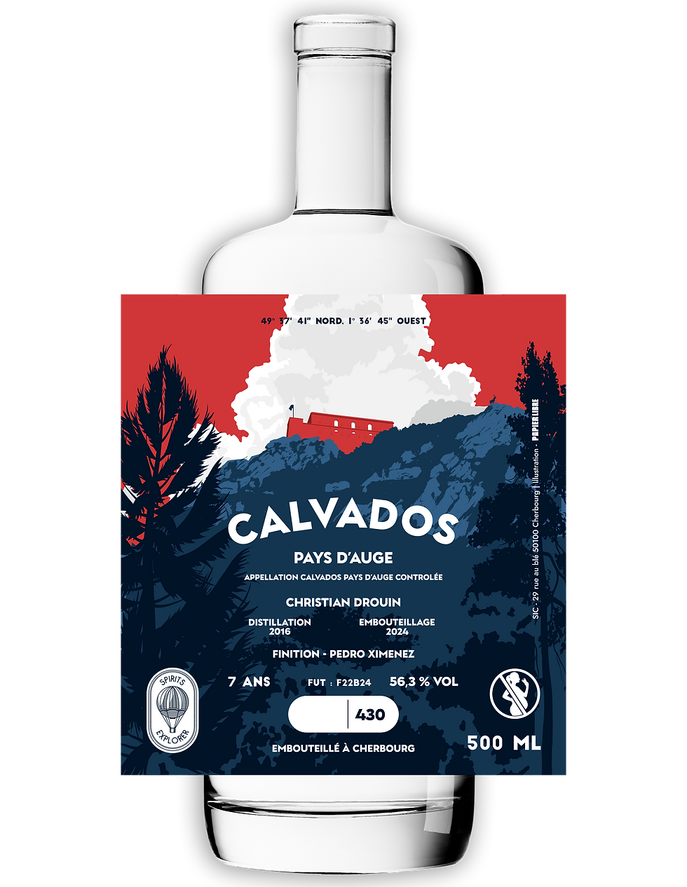 Miniature : Calvados Christian Drouin - 2016 - Finition pedro ximenez - Single cask