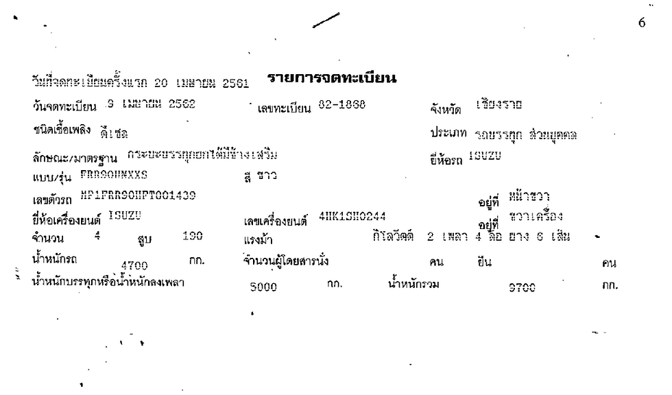 ภาพขนาดย่อ: **SOLD**ISUZU/FRR  ปี 2561 82-1868 เชียงราย