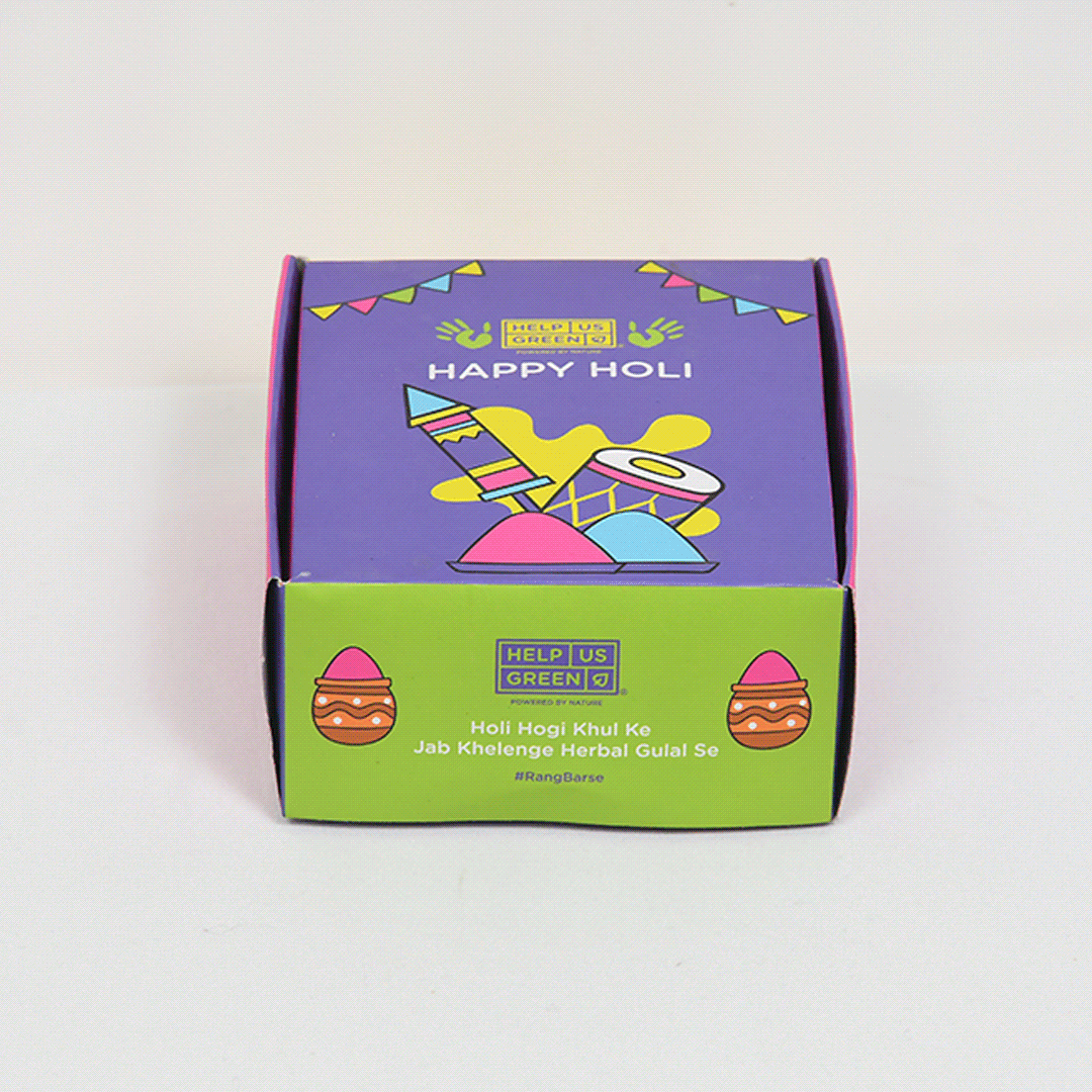 Holi Packaging Design