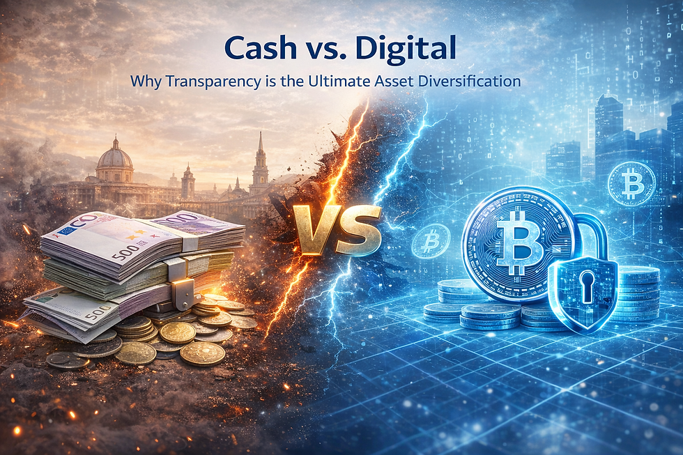 Cash vs. Digital: Why Transparency is the Ultimate Asset Diversification