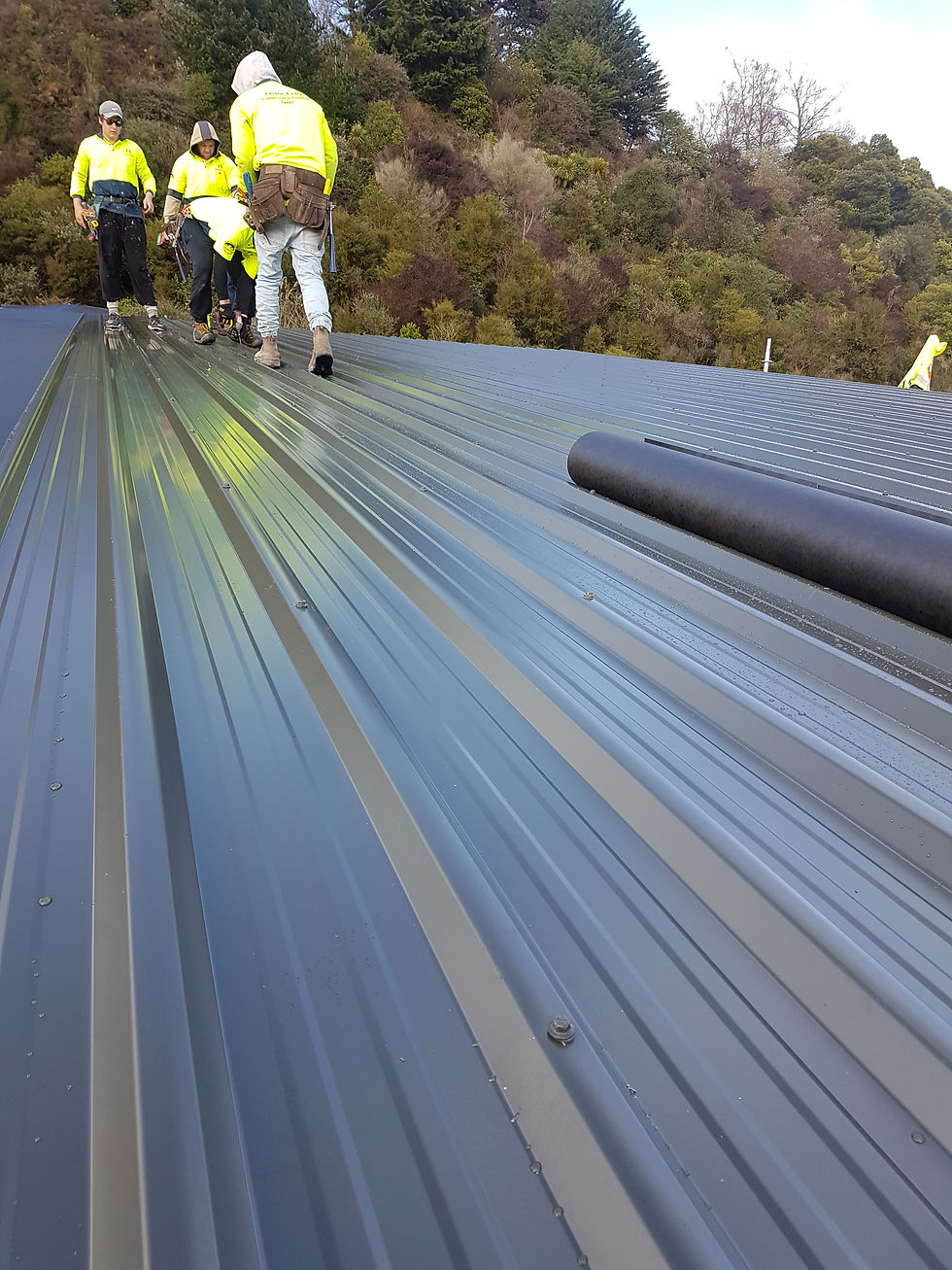 Roof Going On