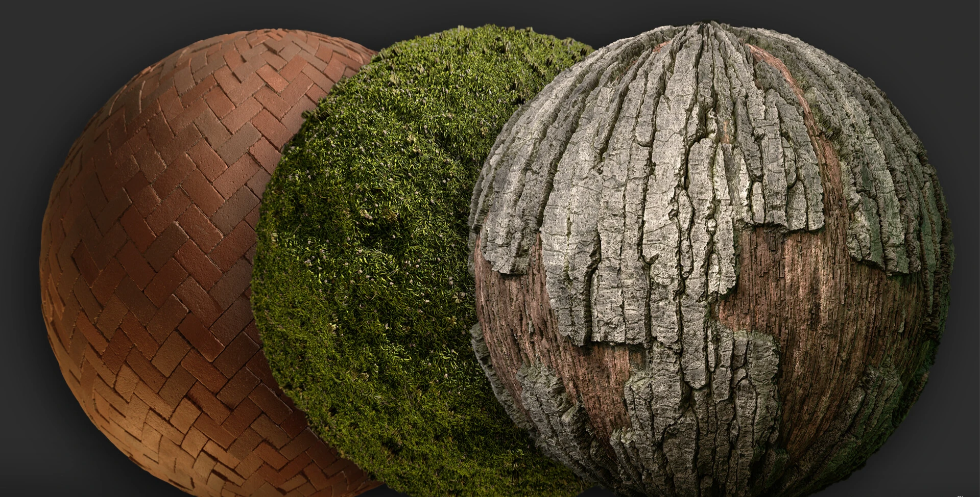 3d game materials - featuring organic and hard surface modeling textures