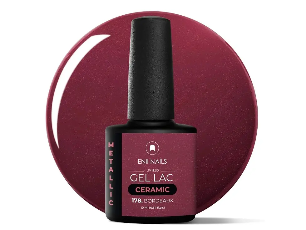 Gel Lac Ceramic 178 Bordeaux 10 ml