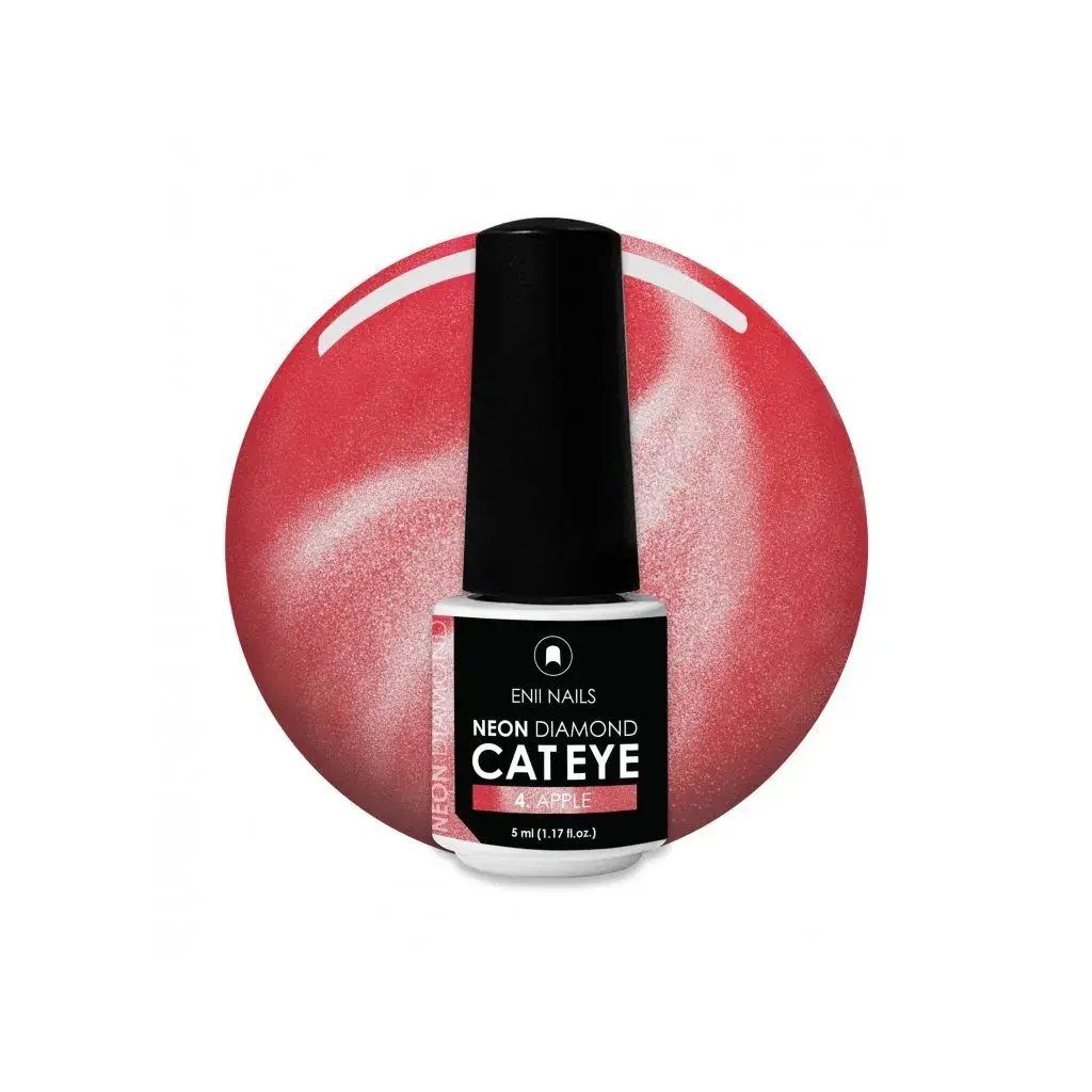 Neon Diamond Cat Eye 4.Apple Magnetic gel polish