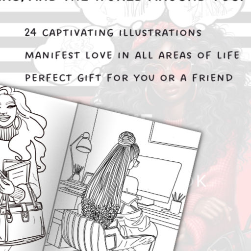 Thumbnail: Loving Me, Loving You, Loving Life Coloring Book