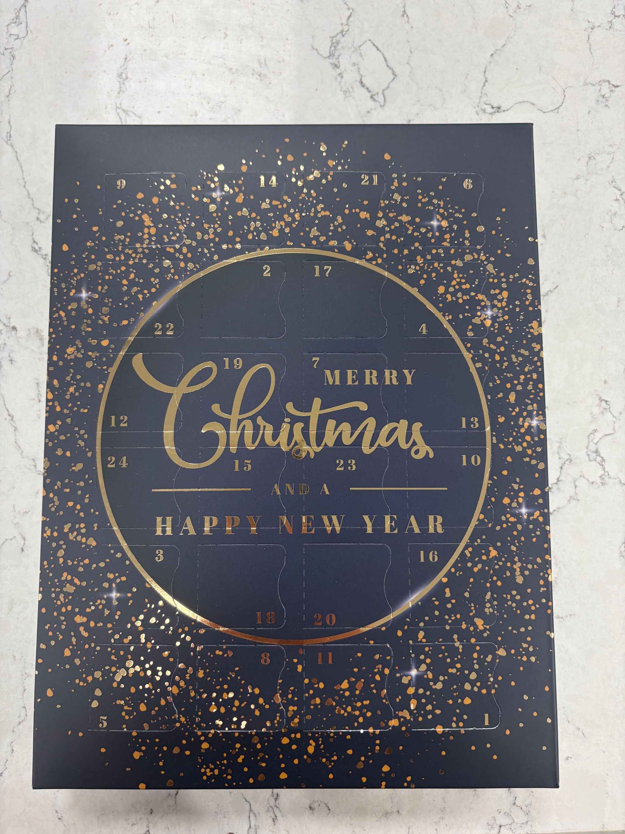 Merry Christmas design advent calendar